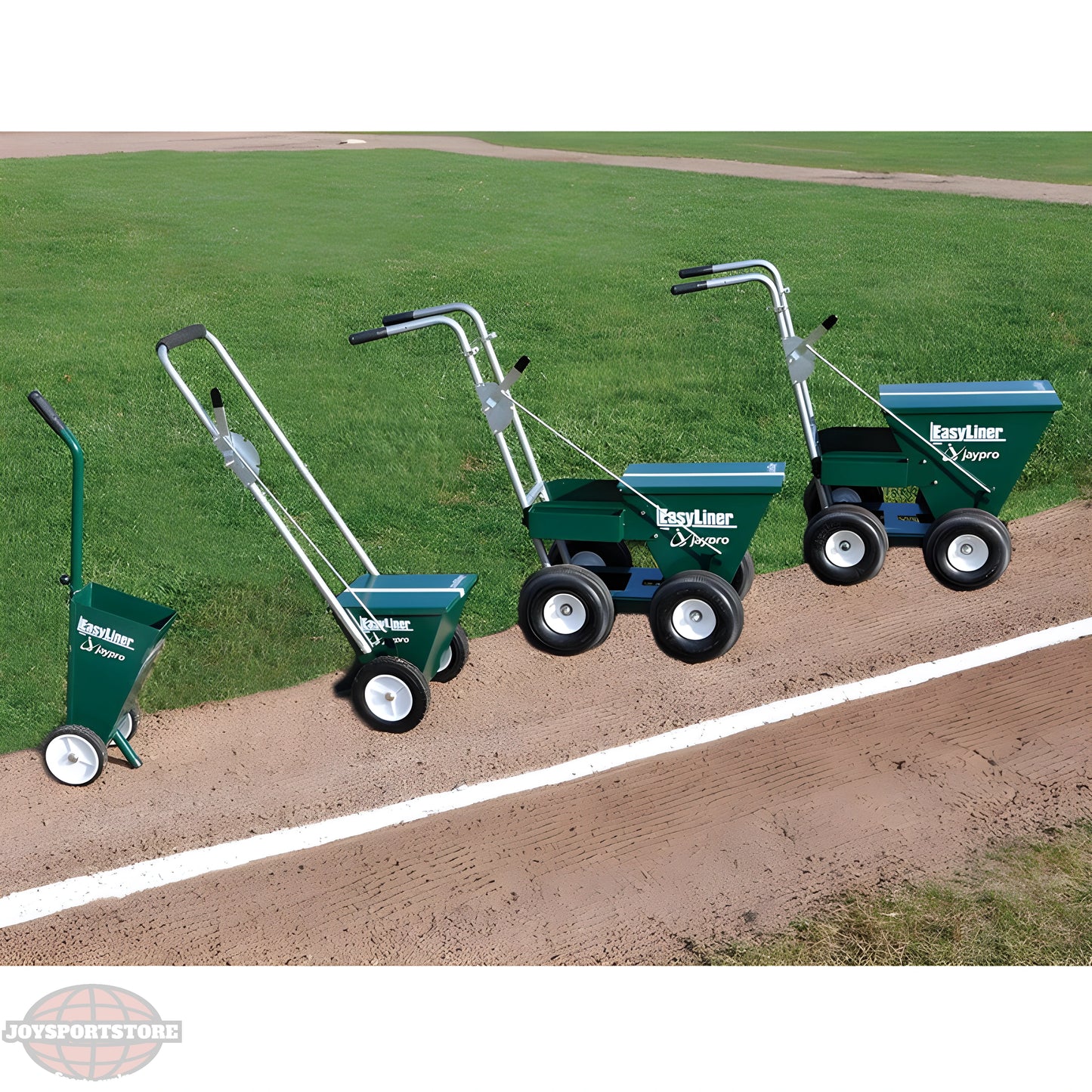 Jaypro Heavy-Duty 100 lb. Dry Line Marker - Professional Field Striping Machine (FLMR-100HD) - JoySportStore