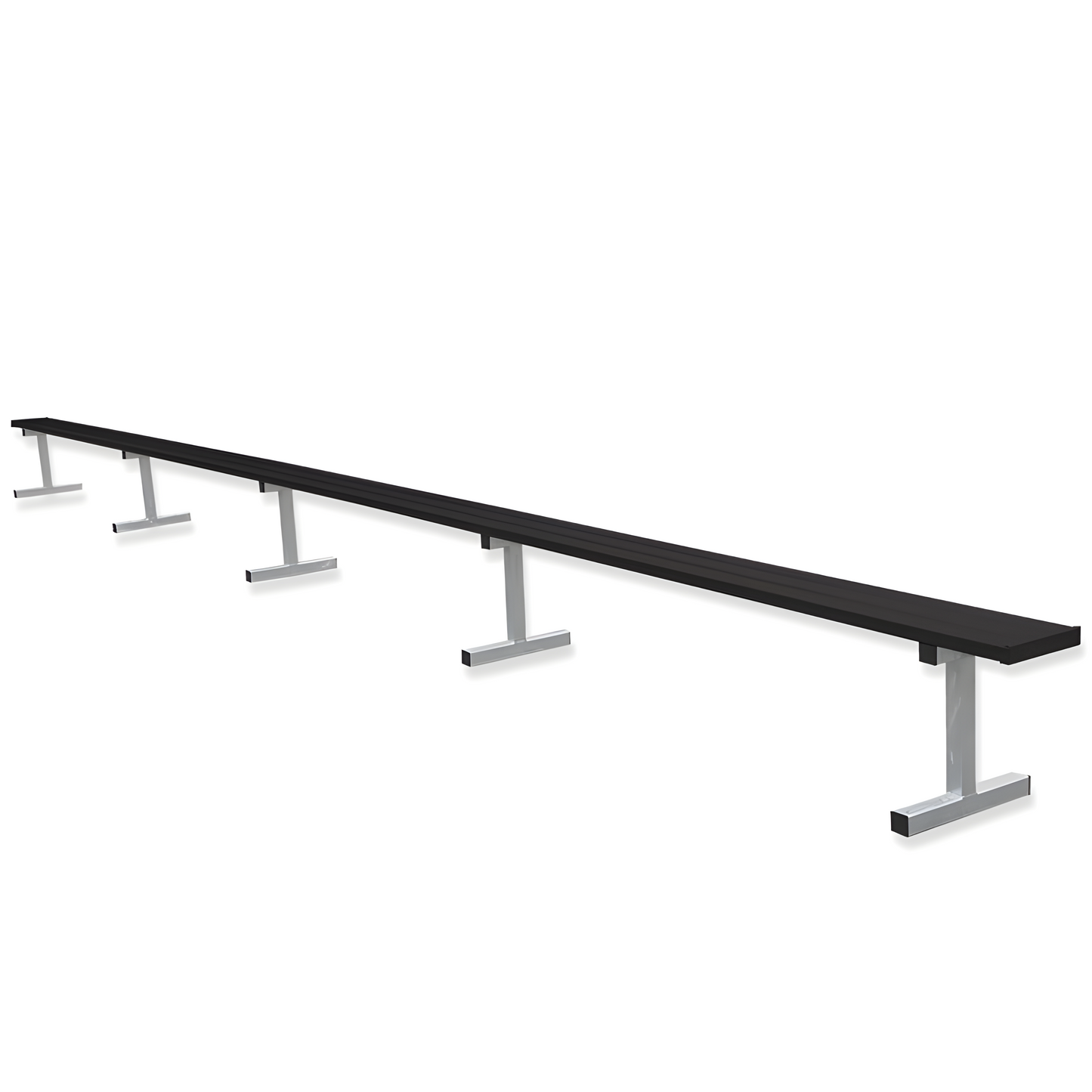 Jaypro Sports Outdoor Player Benches - Portable - Aluminum Team Bench - 27', Powder Coated (PB-95PC)