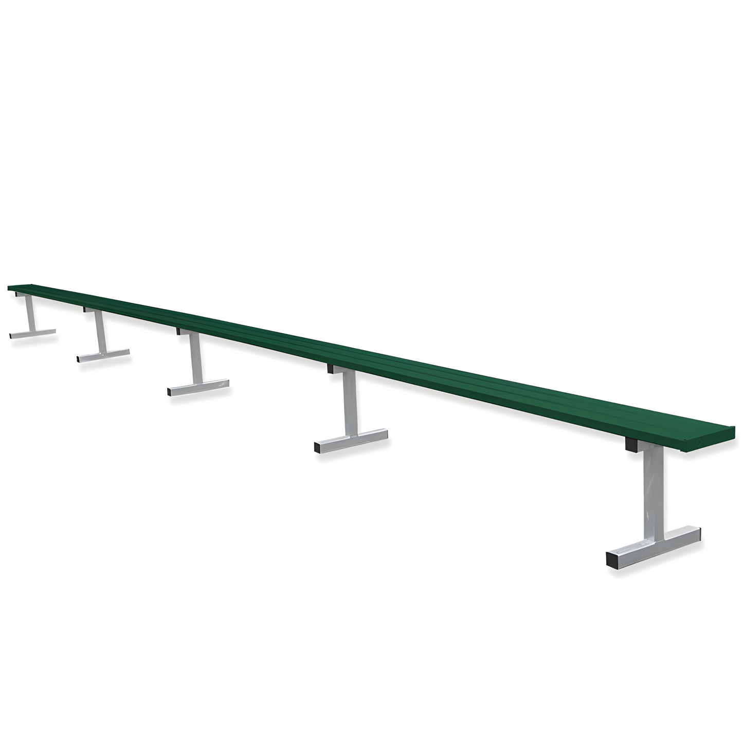 Jaypro Sports Outdoor Player Benches - Portable - Aluminum Team Bench - 27', Powder Coated (PB-95PC)