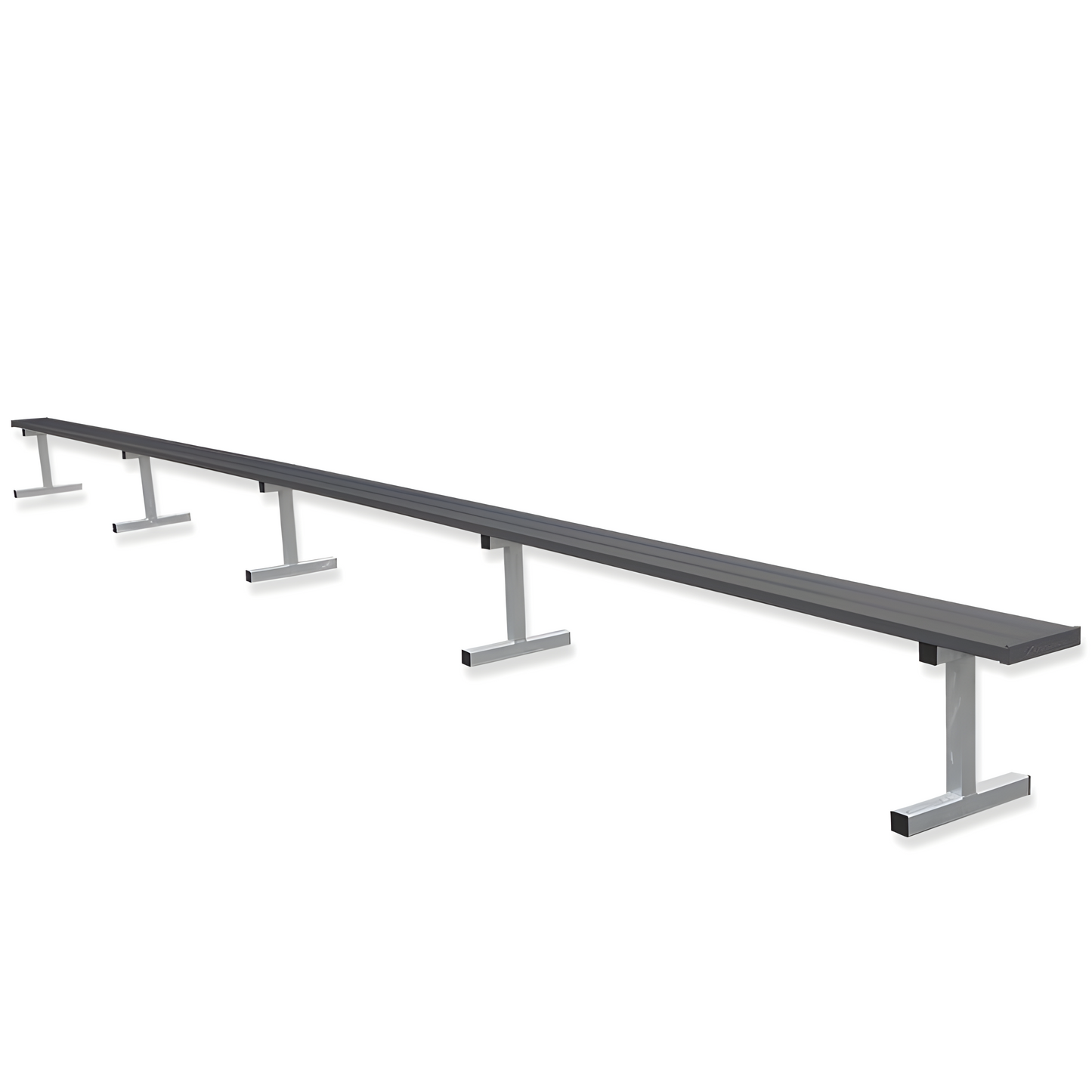 Jaypro Sports Outdoor Player Benches - Portable - Aluminum Team Bench - 27', Powder Coated (PB-95PC)