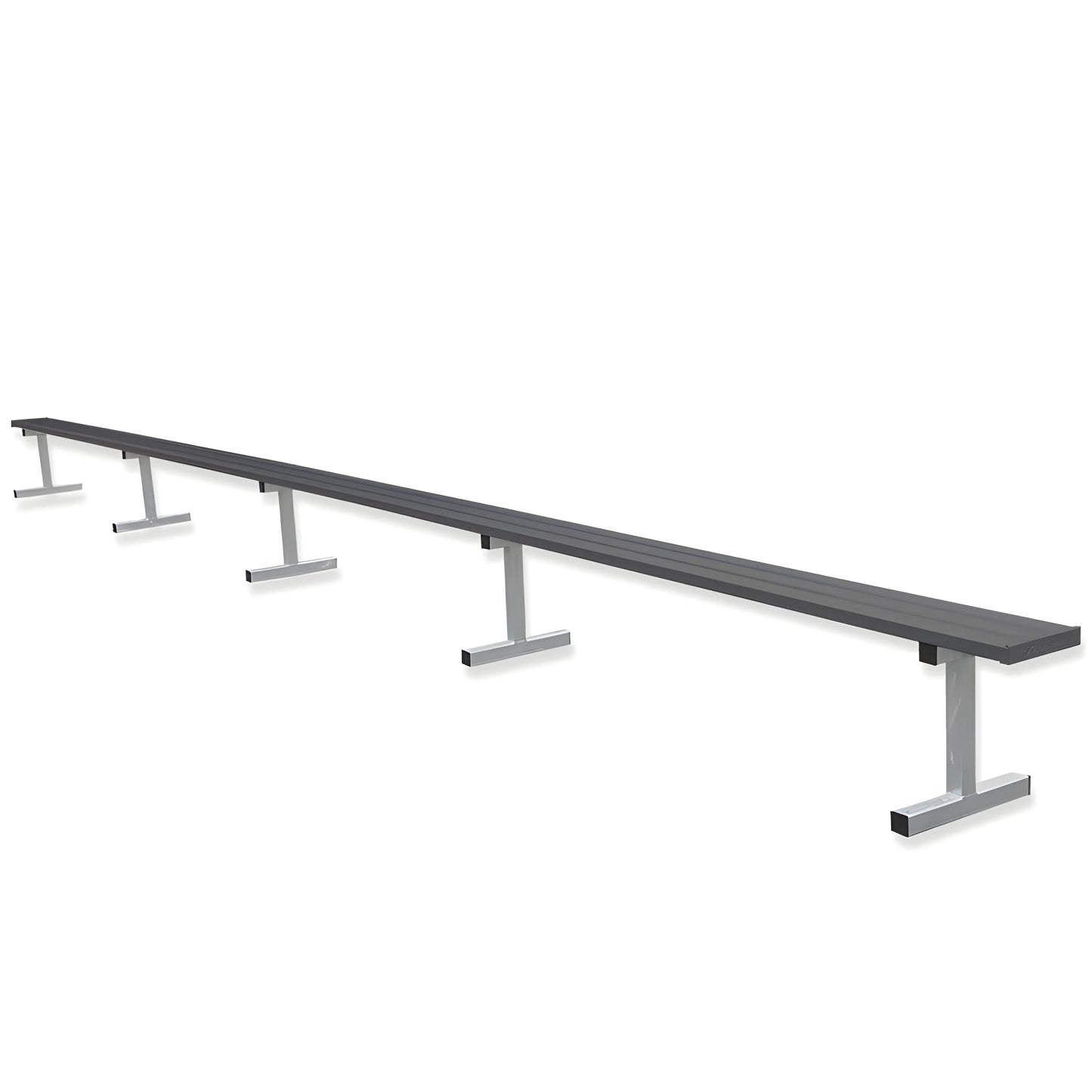 Jaypro Sports Outdoor Player Benches - Portable - Aluminum Team Bench - 27', Powder Coated (PB-95PC) - JoySportStore