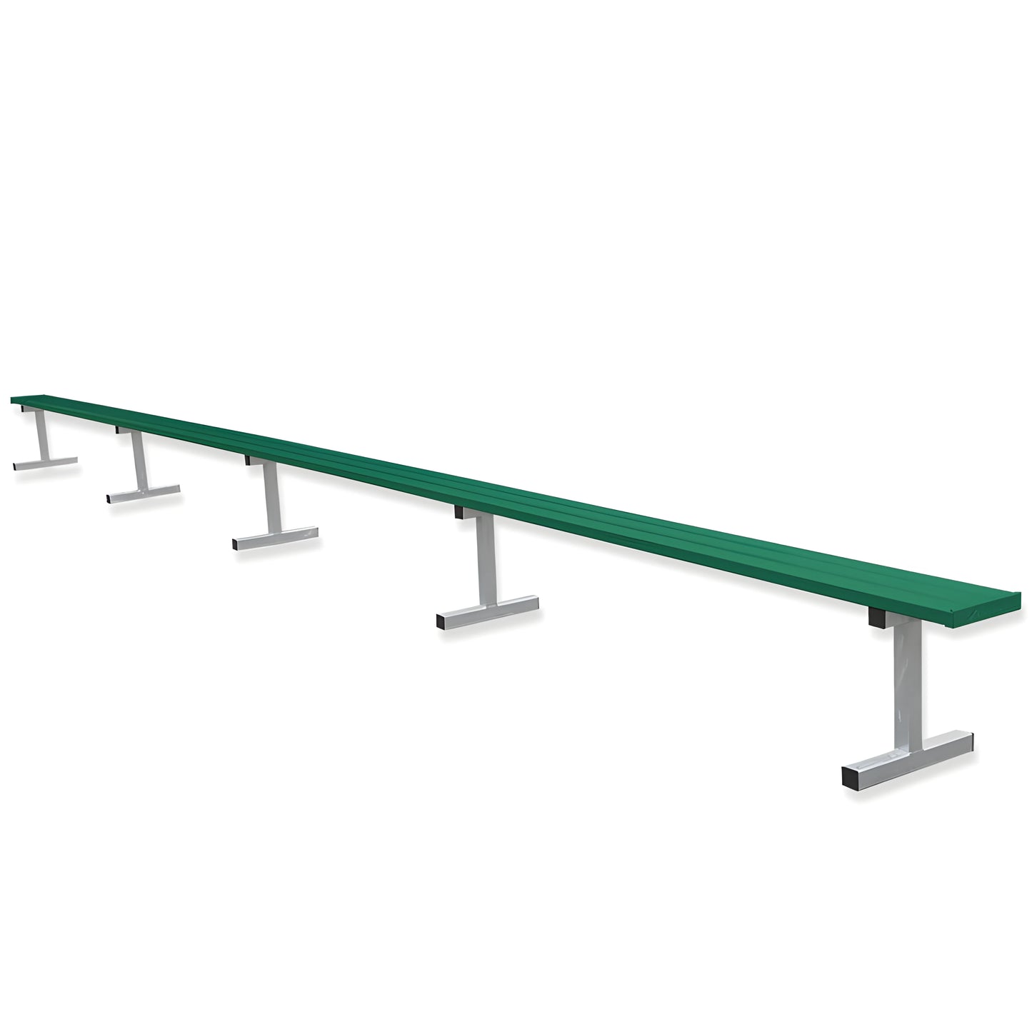 Jaypro Sports Outdoor Player Benches - Portable - Aluminum Team Bench - 27', Powder Coated (PB-95PC) - JoySportStore