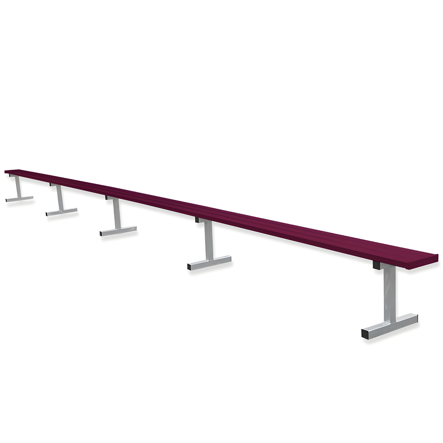 Jaypro Sports Outdoor Player Benches - Portable - Aluminum Team Bench - 27', Powder Coated (PB-95PC)