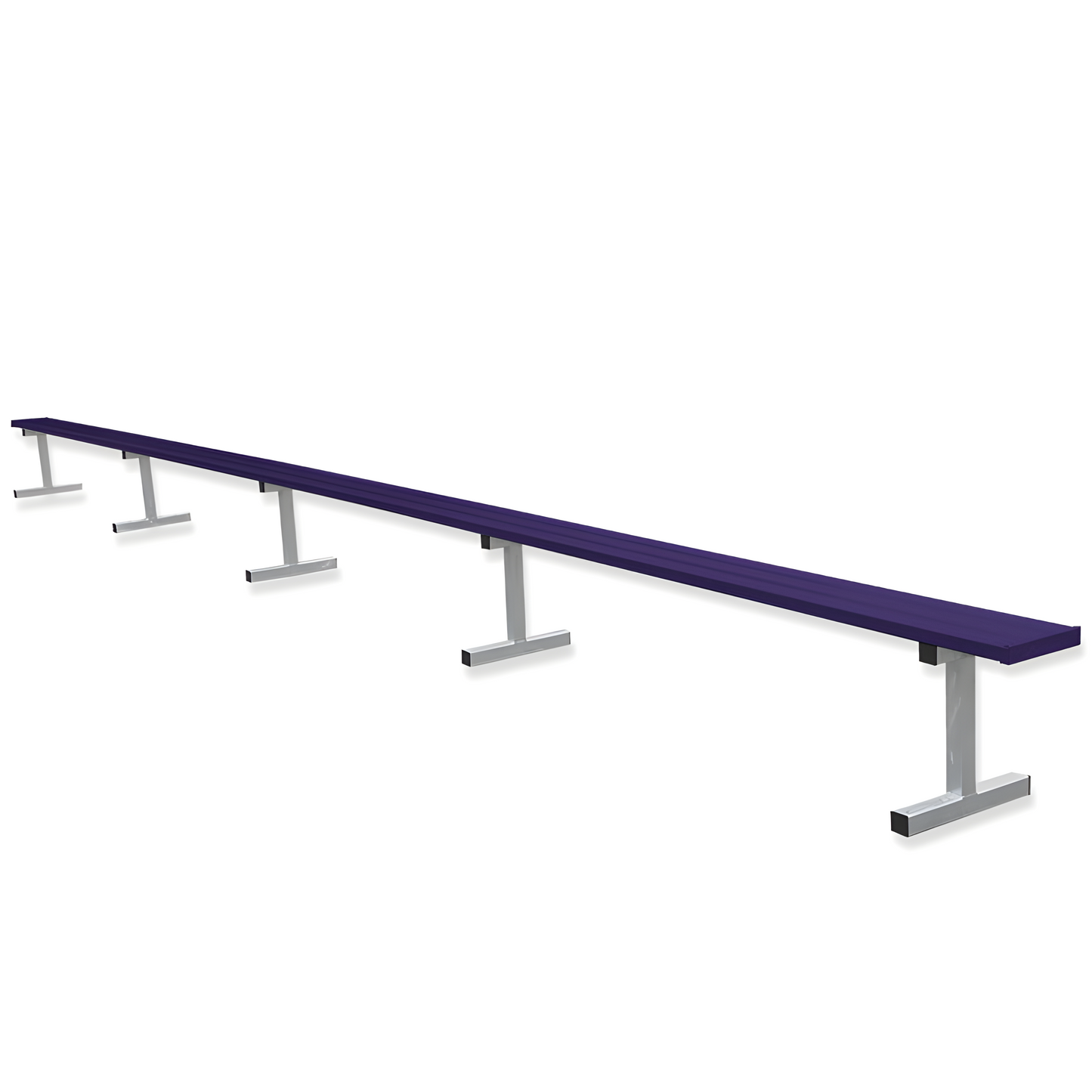 Jaypro Sports Outdoor Player Benches - Portable - Aluminum Team Bench - 27', Powder Coated (PB-95PC)