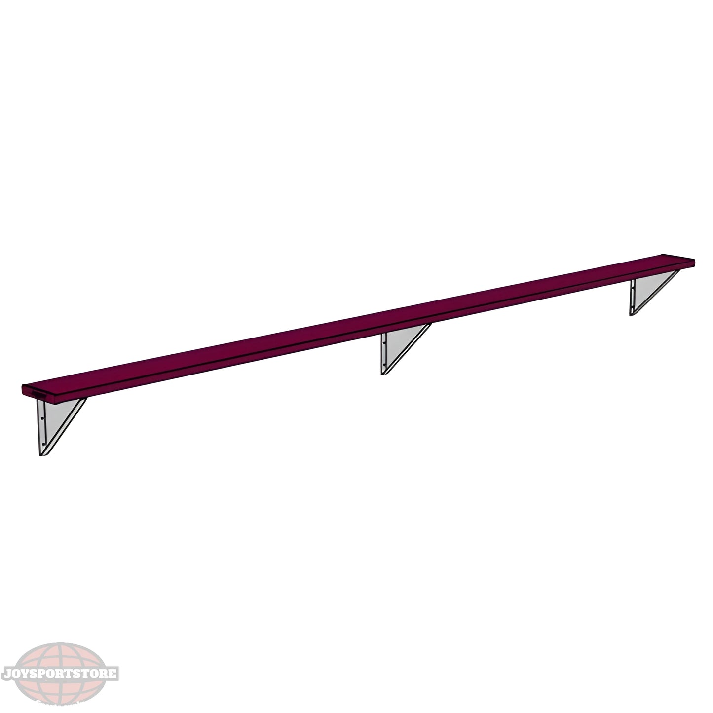 Jaypro Sports Outdoor Player Benches - Wall-Mounted - Powder Coated (PBW-75PC) - JoySportStore