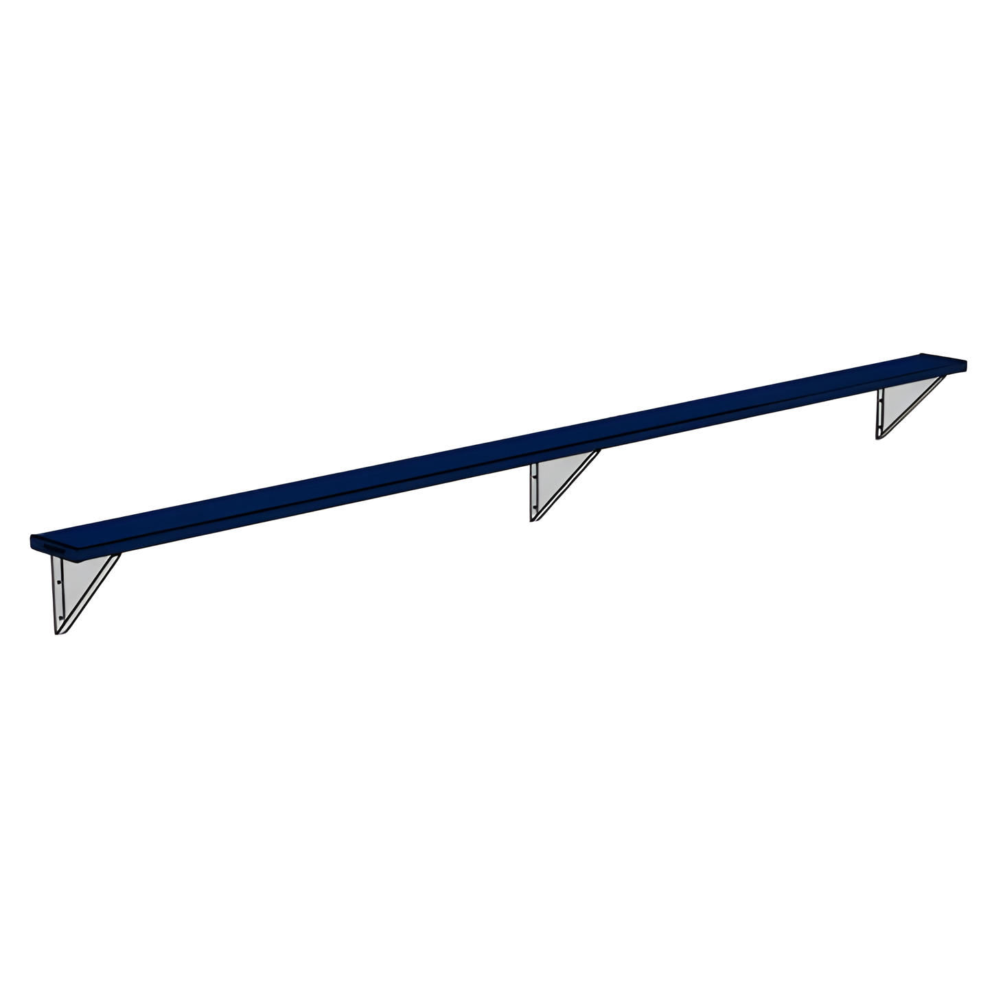 Jaypro Sports Outdoor Player Benches - Wall-Mounted - Powder Coated (PBW-75PC)