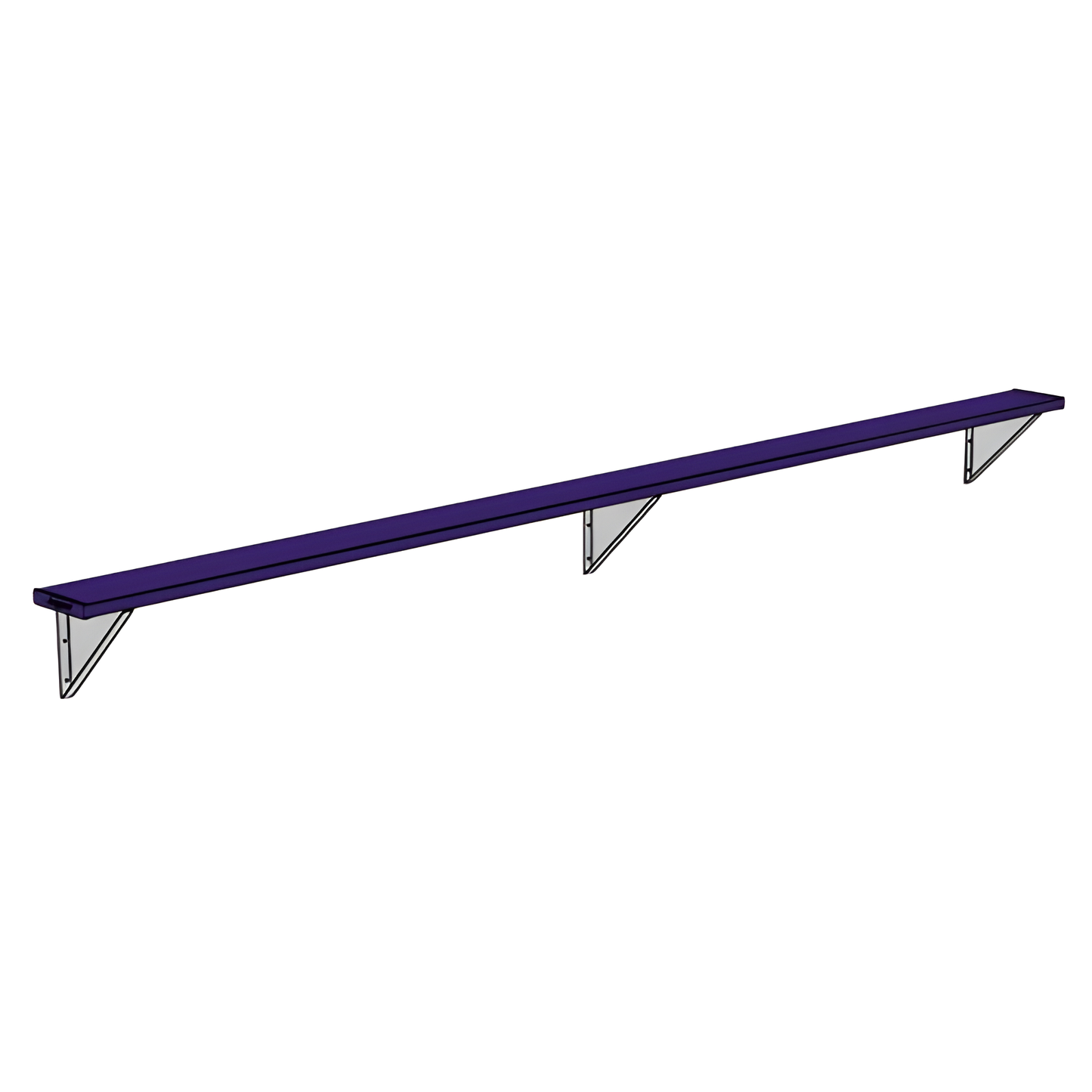 Jaypro Sports Outdoor Player Benches - Wall-Mounted - Powder Coated (PBW-75PC)