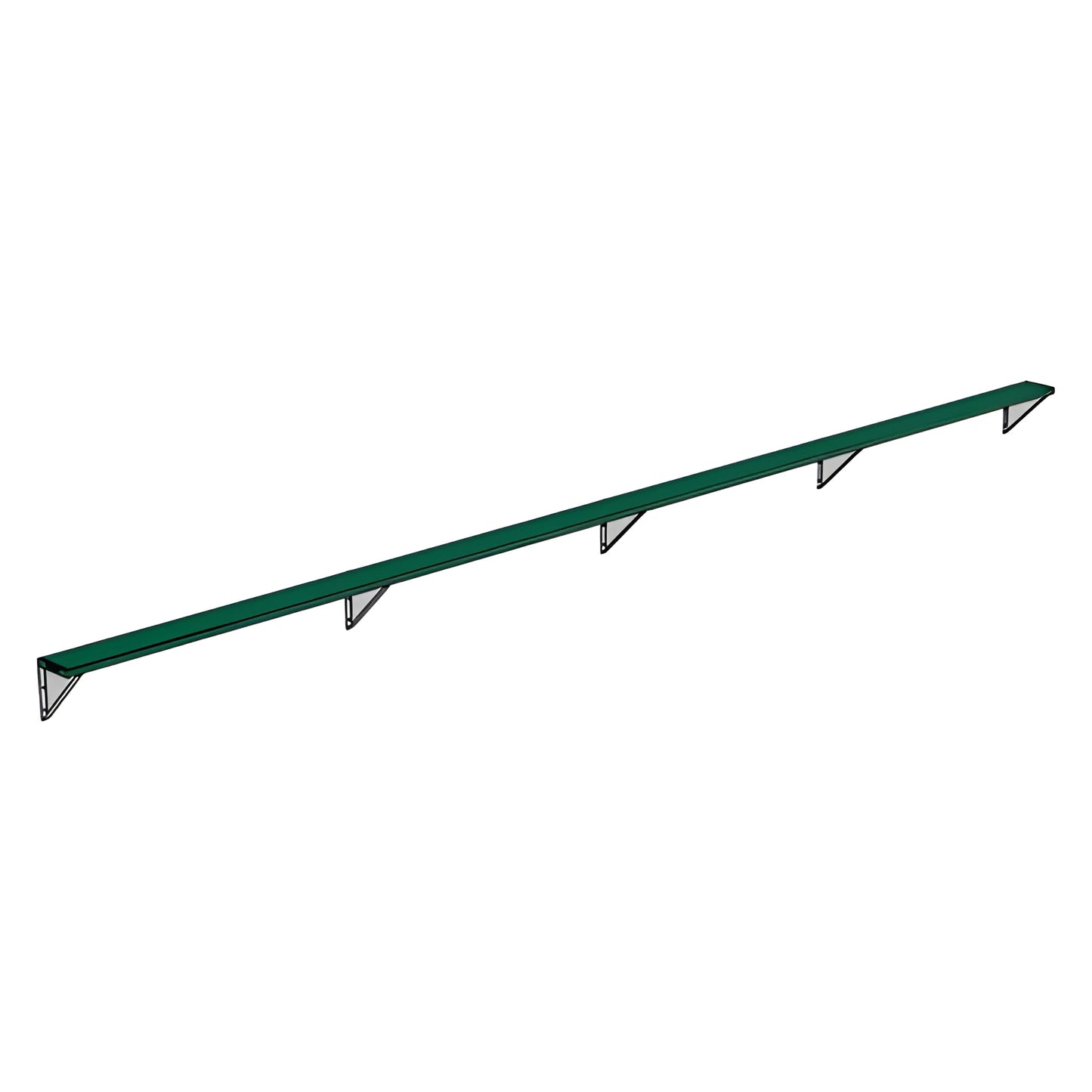 Jaypro Sports Outdoor Player Benches - Wall-Mounted - Powder Coated (PBW-75PC) - JoySportStore