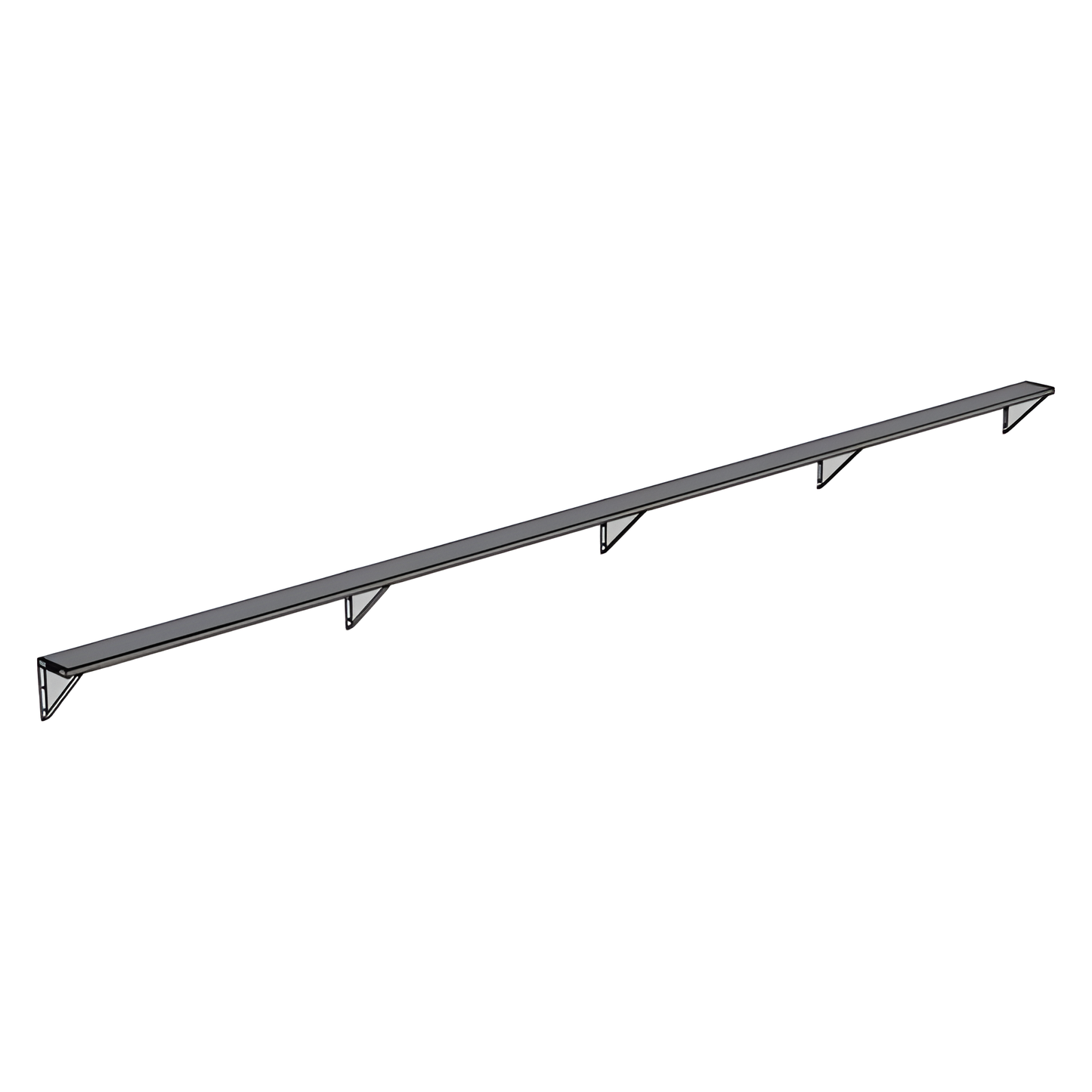 Jaypro Sports Outdoor Player Benches - Wall-Mounted - Powder Coated (PBW-75PC)