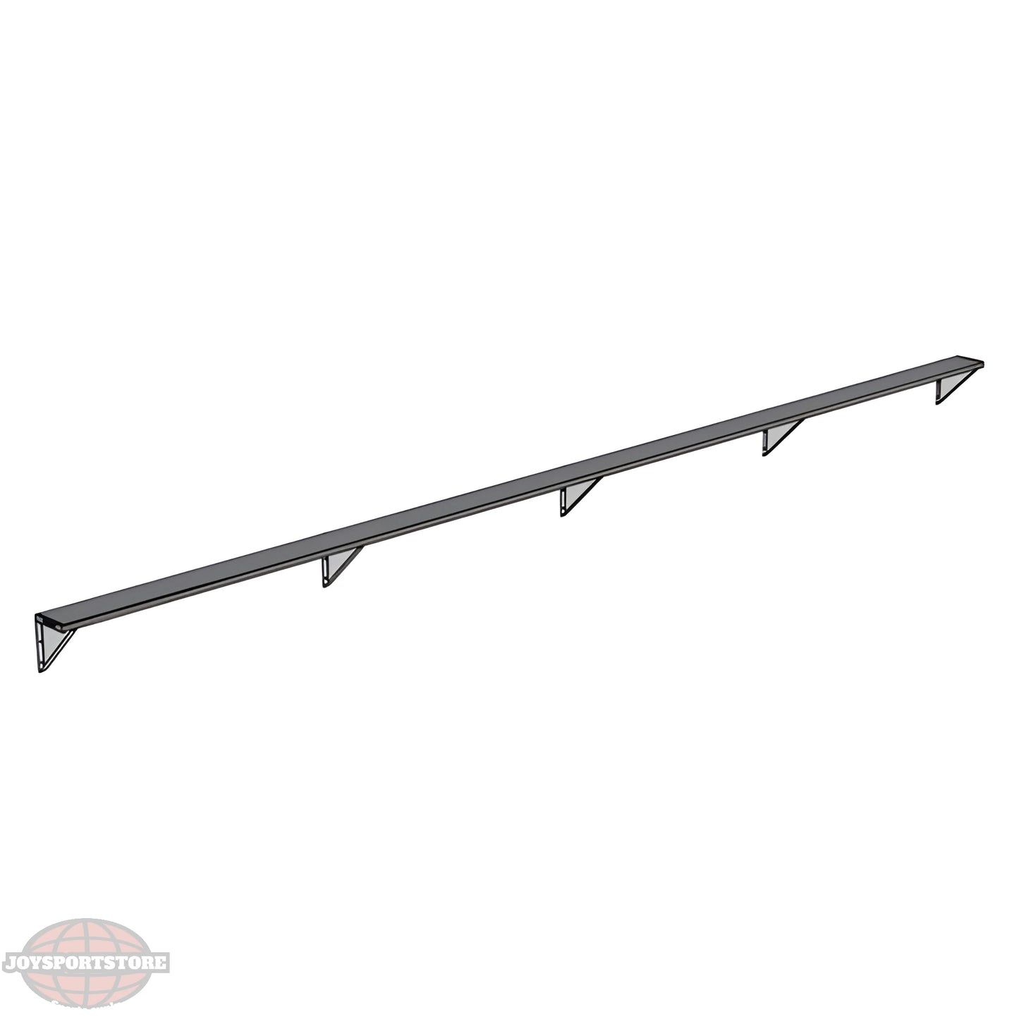 Jaypro Sports Outdoor Player Benches - Player Bench - Wall-Mounted - 27', Powder Coated (PBW-95PC) - JoySportStore