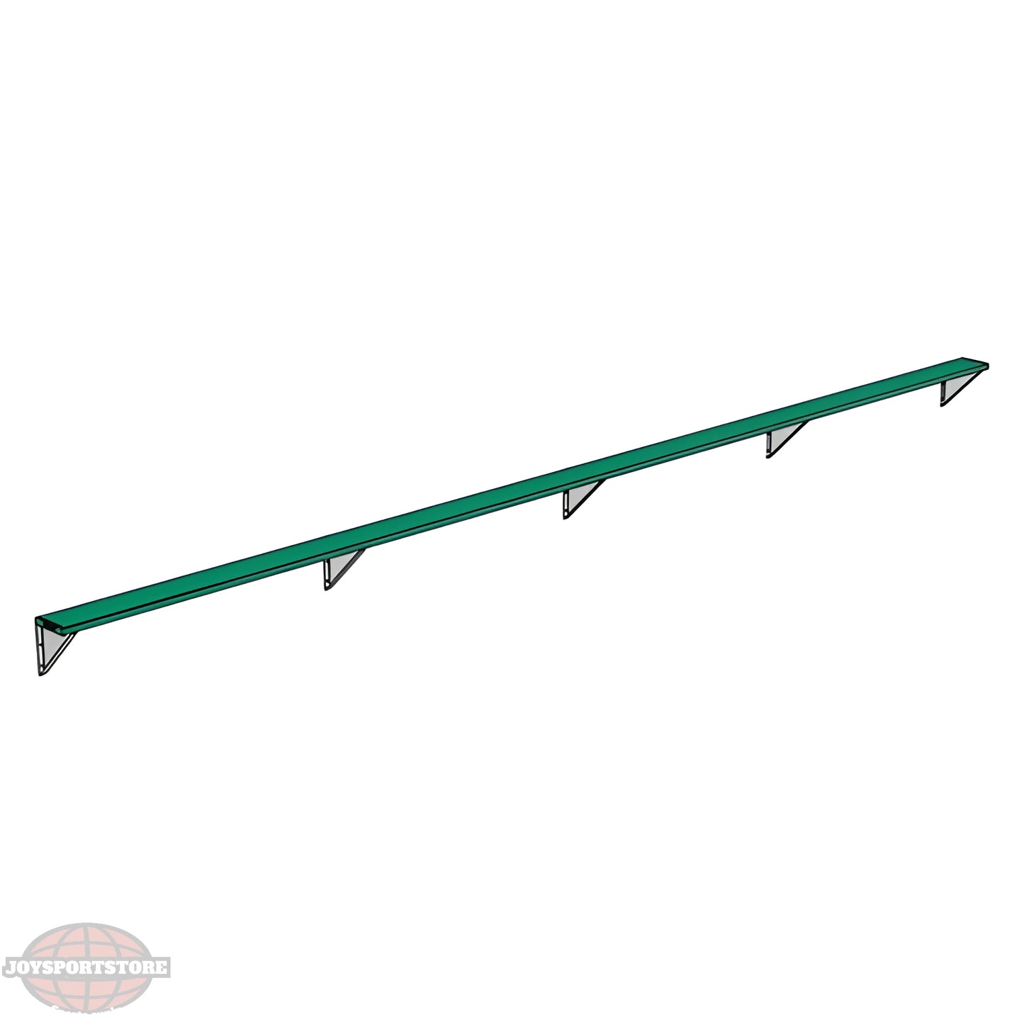 Jaypro Sports Outdoor Player Benches - Wall-Mounted - Powder Coated (PBW-75PC) - JoySportStore