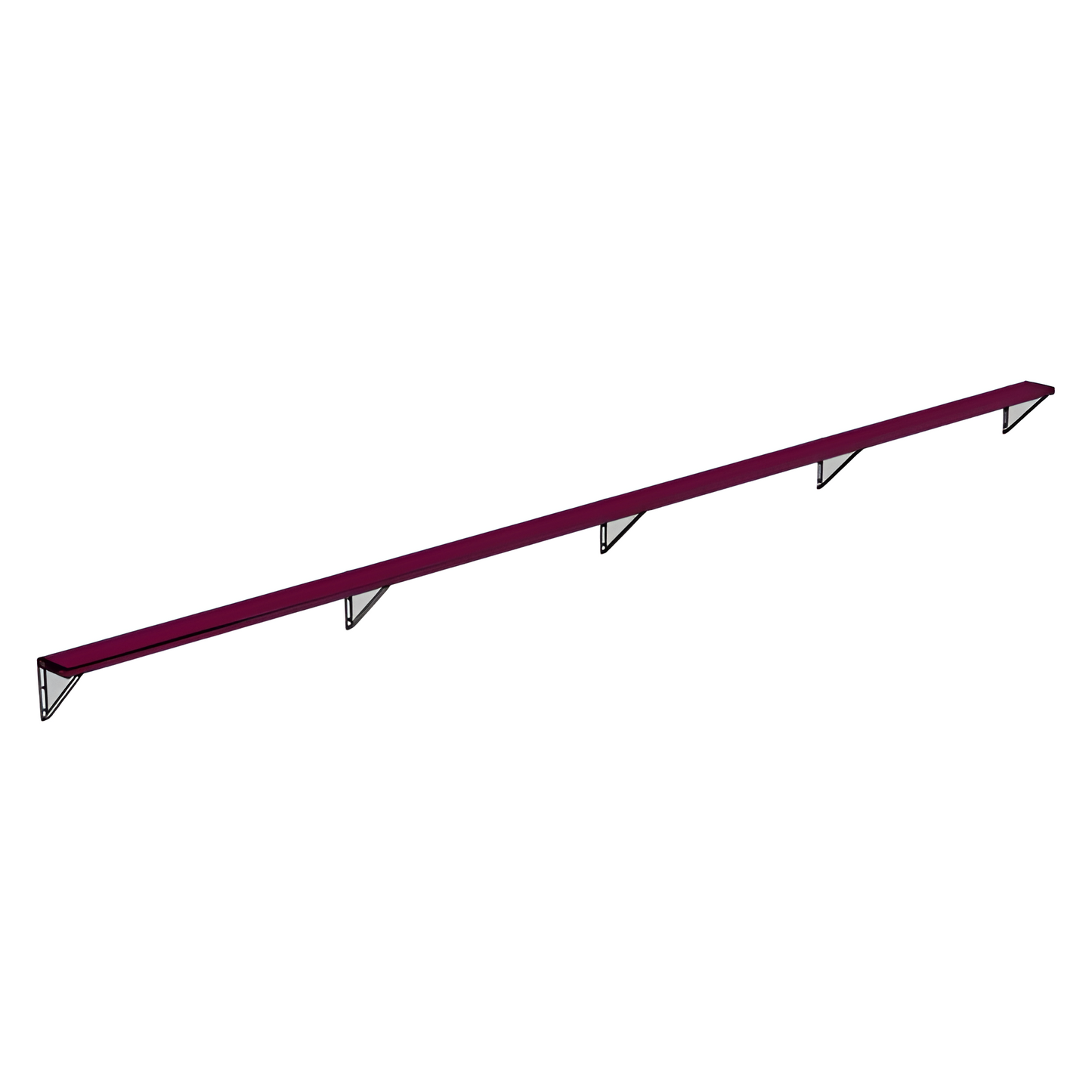 Jaypro Sports Outdoor Player Benches - Player Bench - Wall-Mounted - 27', Powder Coated (PBW-95PC)