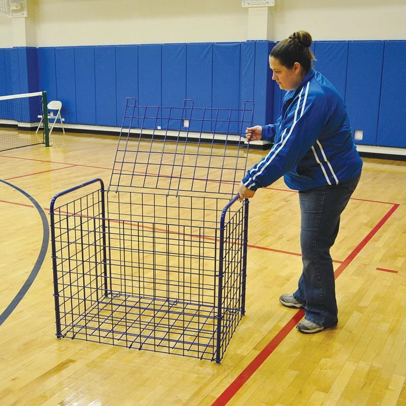 Jaypro ToteMaster Ball Cart – 25-Ball Capacity – Royal Blue (TE-2) - JoySportStore