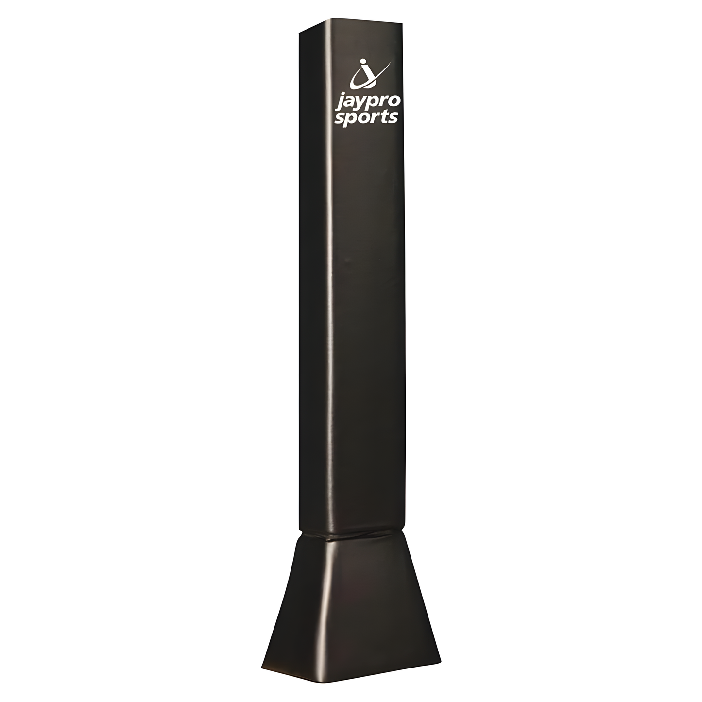 Jaypro black padded pole protector for outdoor basketball hoop to ensure player safety