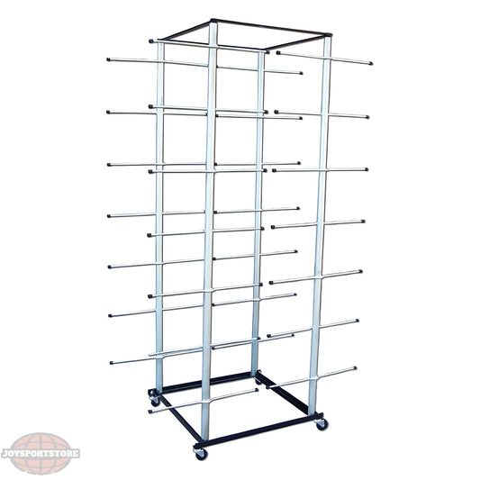 Jaypro StackMaster Football Helmet Rack – Holds 56 Helmets | Heavy-Duty, Mobile Team Storage Solution (H-1) - JoySportStore