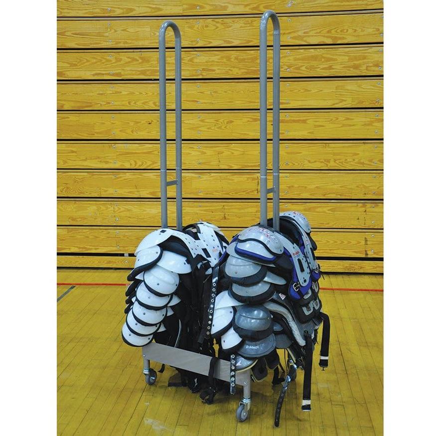 Jaypro StackMaster Shoulder Pad Rack – 42 Pad Capacity | Heavy-Duty Storage for Team Equipment (SP‑2)