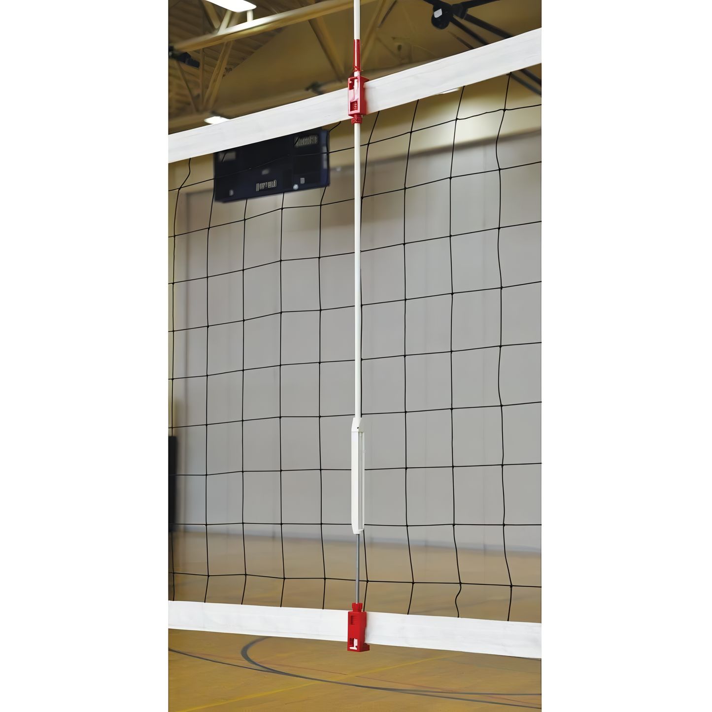 Jaypro Volleyball Net – 72 in. Universal Antennas | Regulation Net with High-Visibility Poles & Complete Rigging (VBA‑80)
