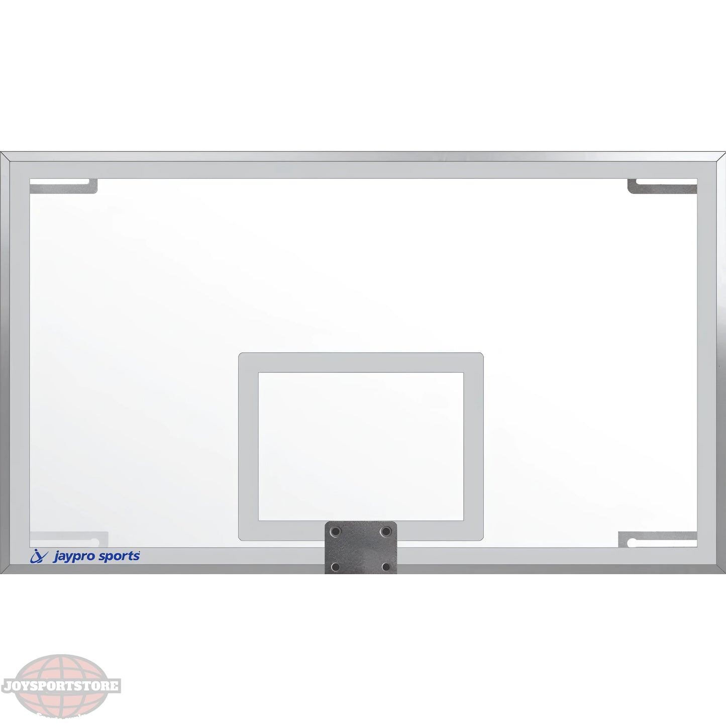 Jaypro Wall-Mounted Basketball Backstop – Stationary | Pro-Style Glass Backboard System for Gyms & Rec Facilities - JoySportStore