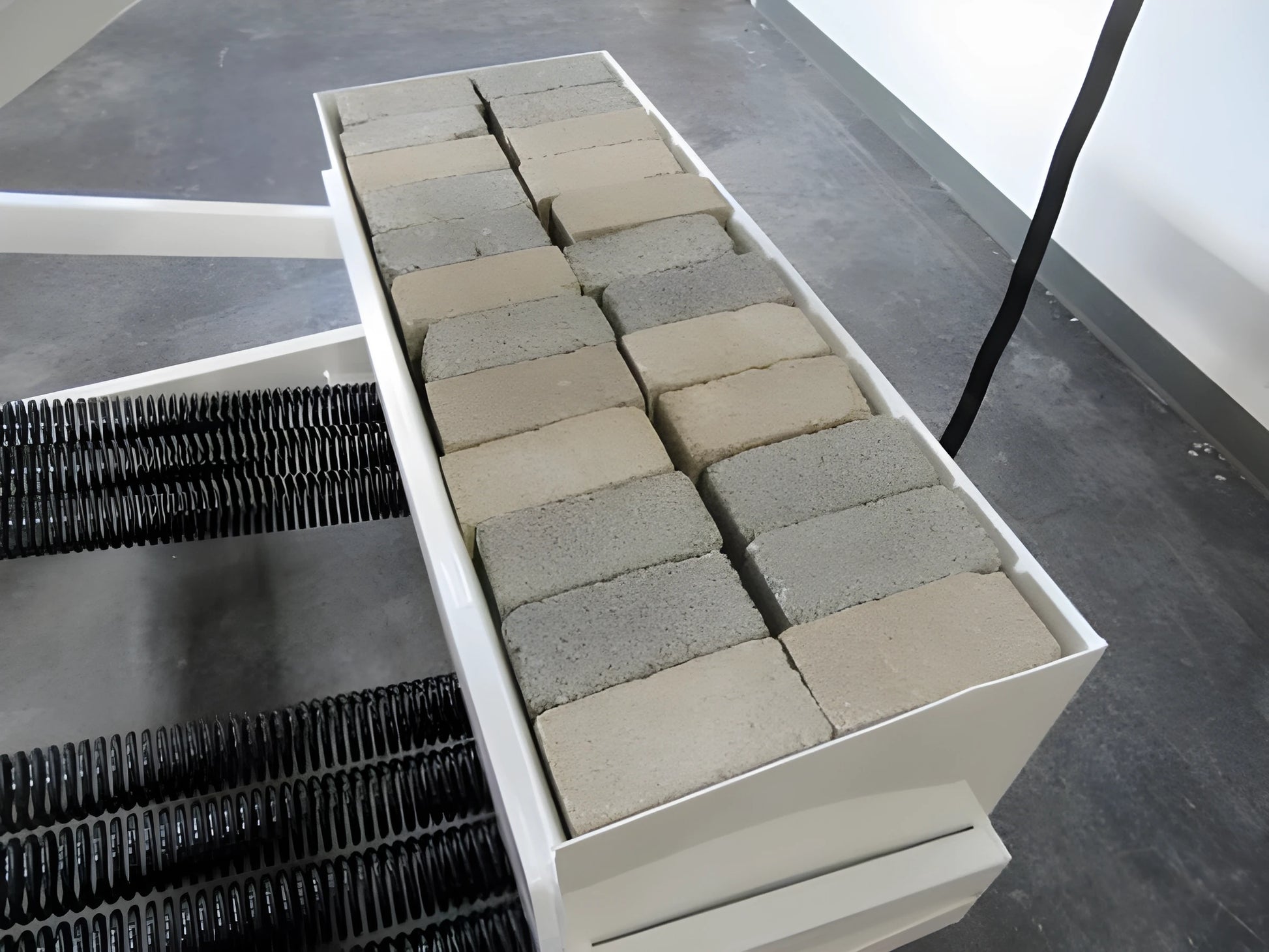 FIRST TEAM Portable Basketball Hoop base filled with cinder blocks for added stability