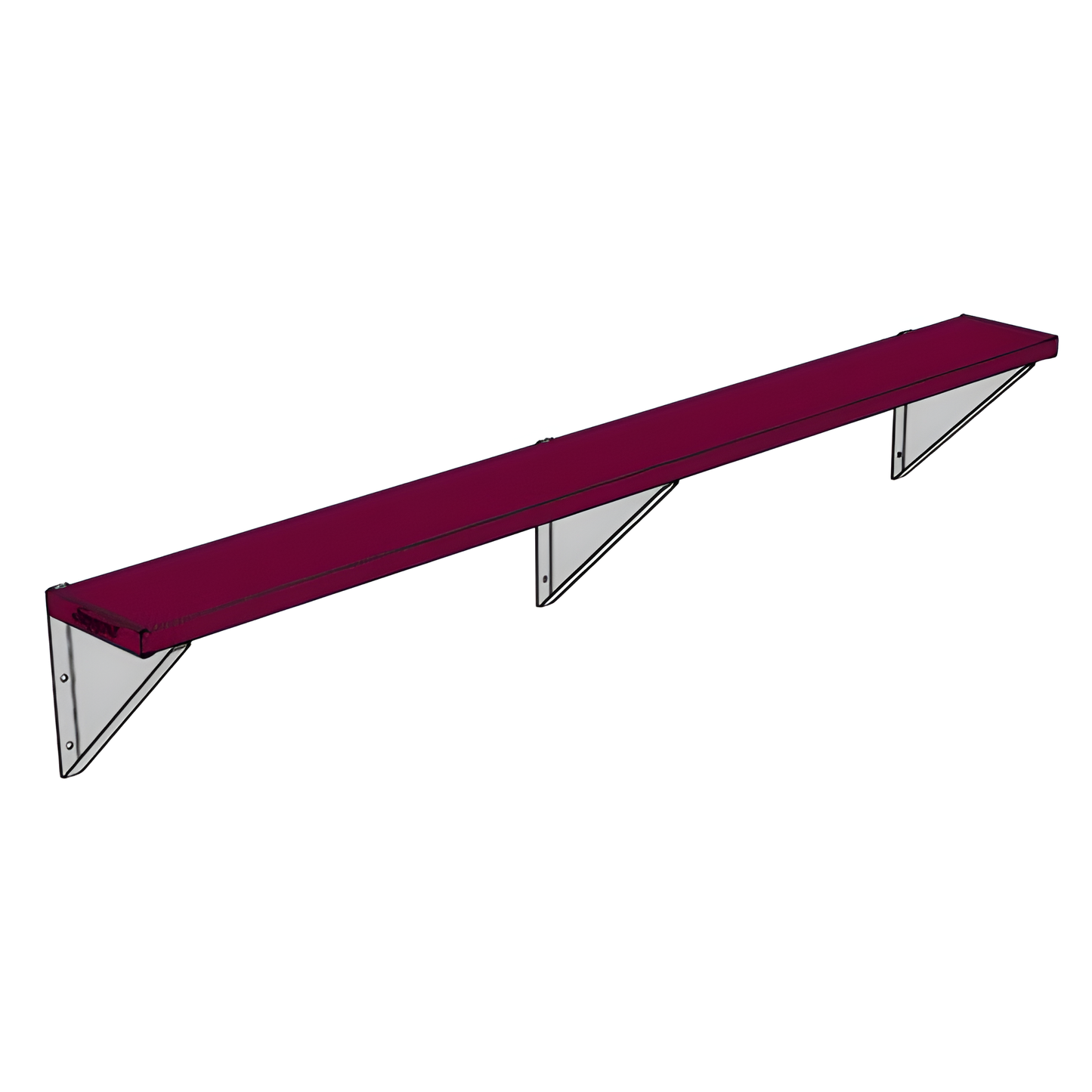 Jaypro Sports Outdoor Player Benches - Wall-Mounted - Powder Coated (PBW-75PC)