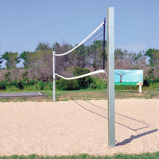 Jaypro Outdoor Volleyball System - Coastal Competition - (4 in.) (Square Post) Jaypro