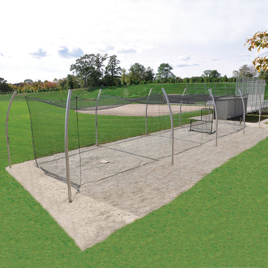 Jaypro Batting Tunnel Frame - Professional Outdoor (55 ft.) - Single Jaypro