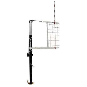 Jaypro PowerLite Volleyball System (3-1/2 in. Floor Sleeve) - NFHS, NCAA, USVBA Compliant
