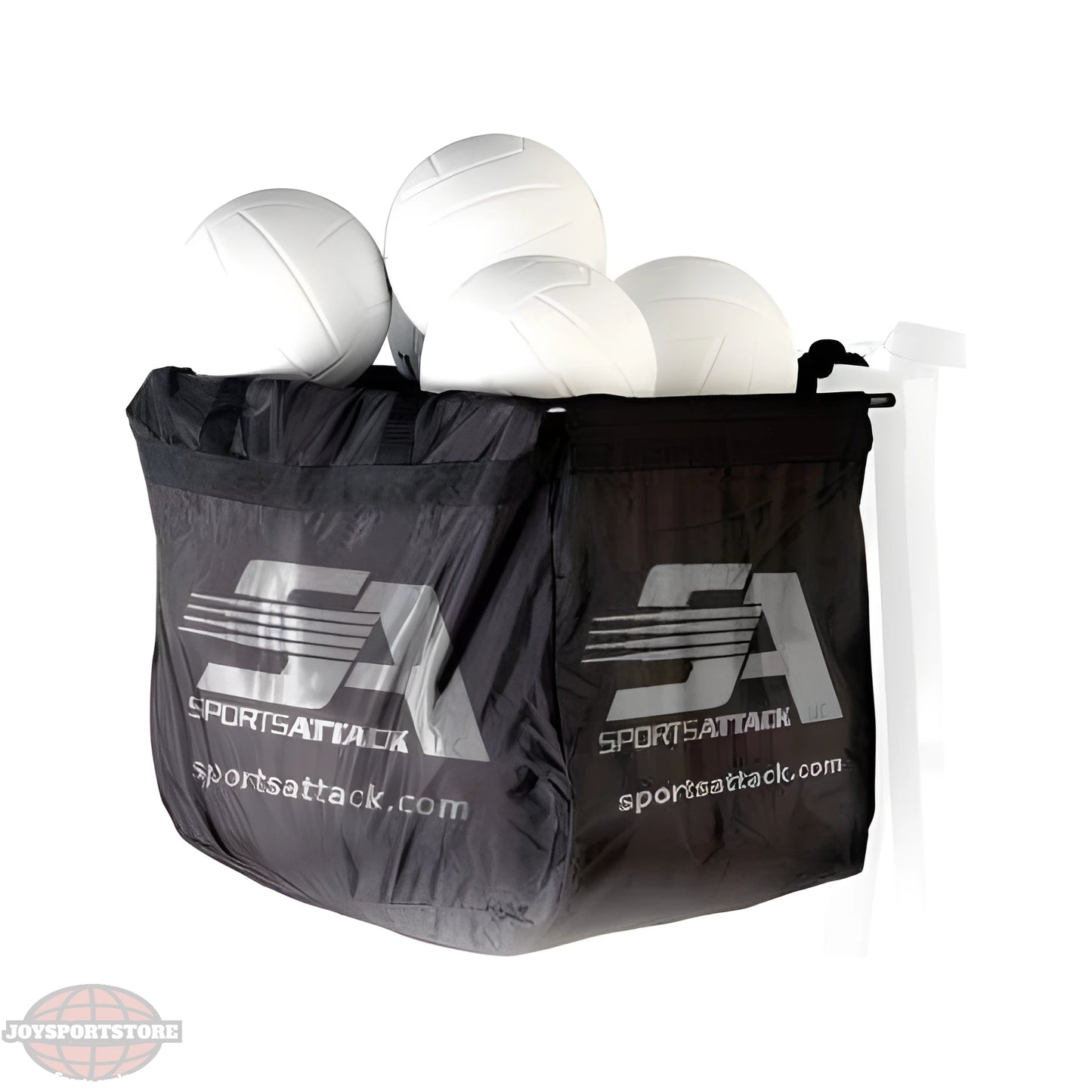 Sports Attack Bag and Frame for storing volleyballs with durable construction and spacious design