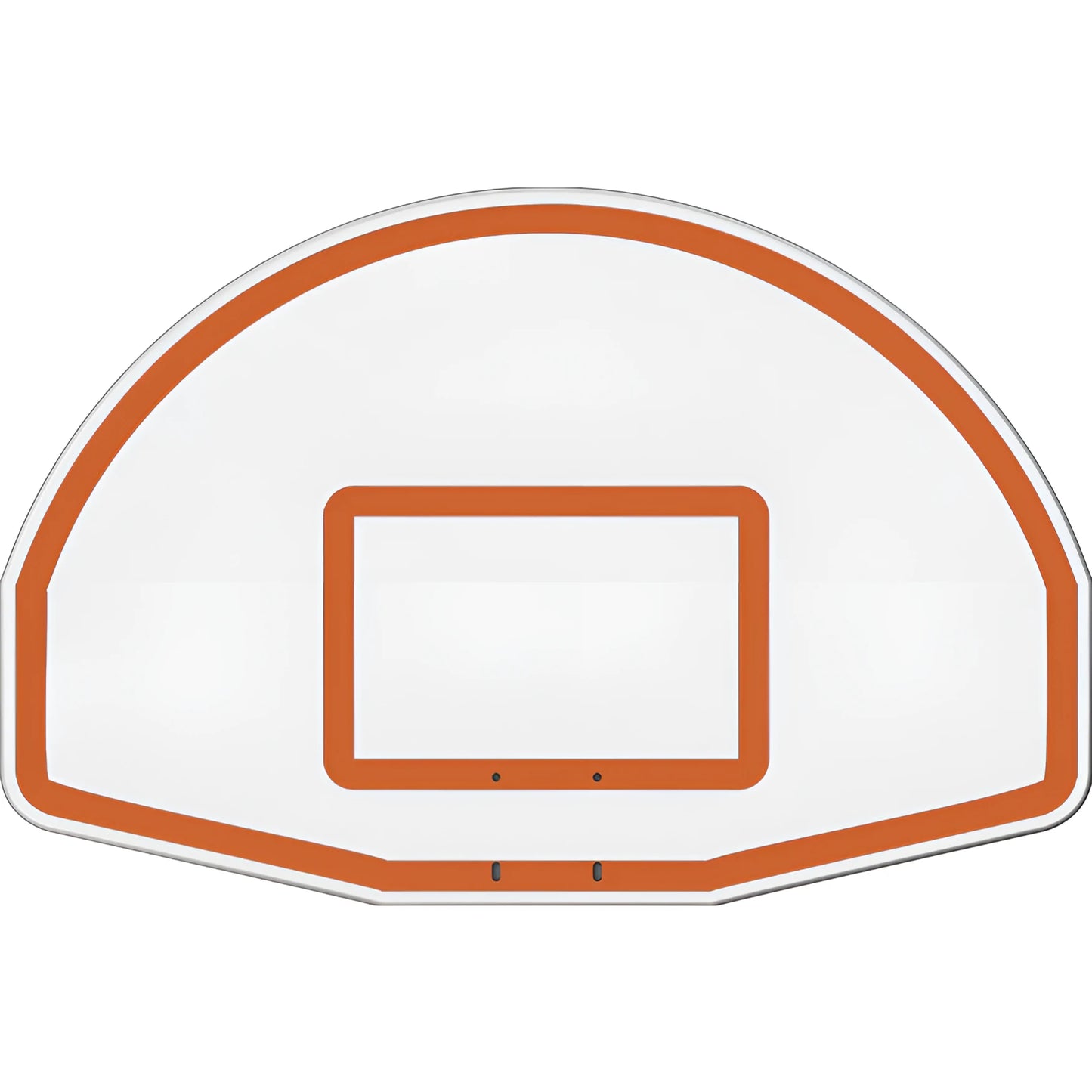 Jaypro sturdy white and orange outdoor basketball hoop backboard for residential or park use