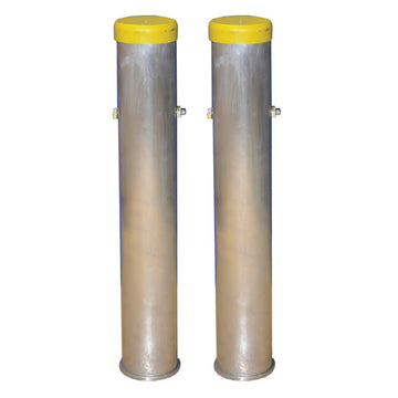 Jaypro TP-150G - Ground Sleeves (3-1/2 in. Post) - Tennis Post (TP-125/TPGS-35)