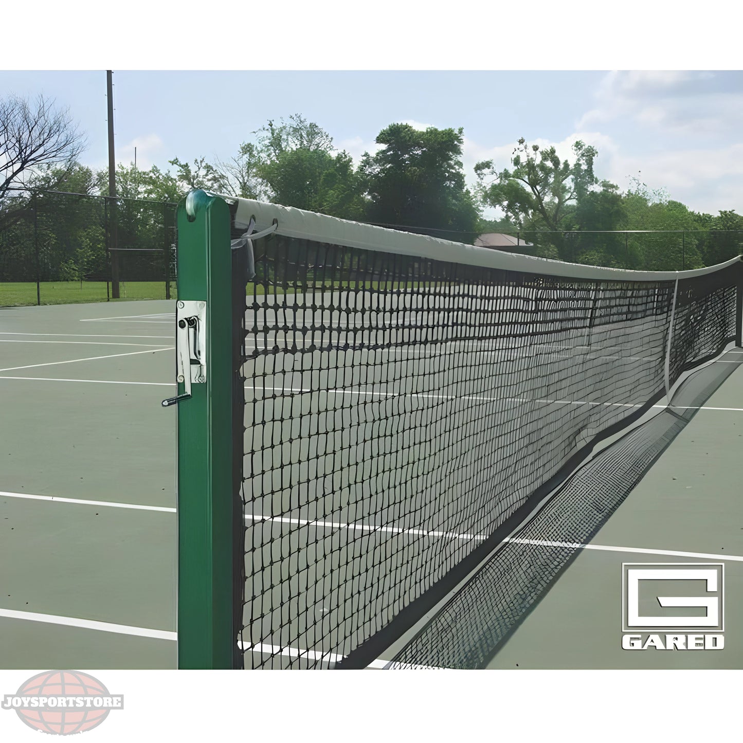 Gared Sports Grand Slam 3" Square Championship Outdoor Tennis Posts - JoySportStore