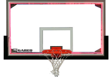 Gared Basketball Backboard with Color Frame Options