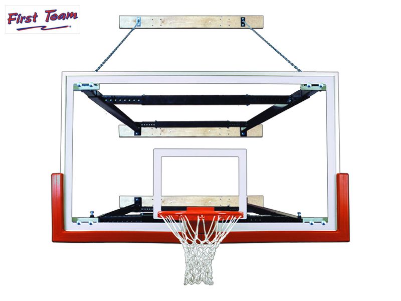 First Team SuperMount82 Victory Wall Mount Basketball Goal First Team