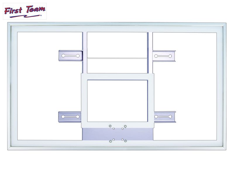 First Team FT222H Gymnasium Acrylic Basketball Backboard First Team