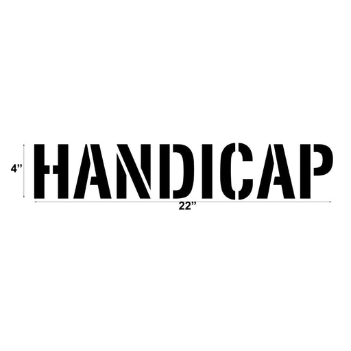 Newstripe HANDICAP Word Stencil Newstripe