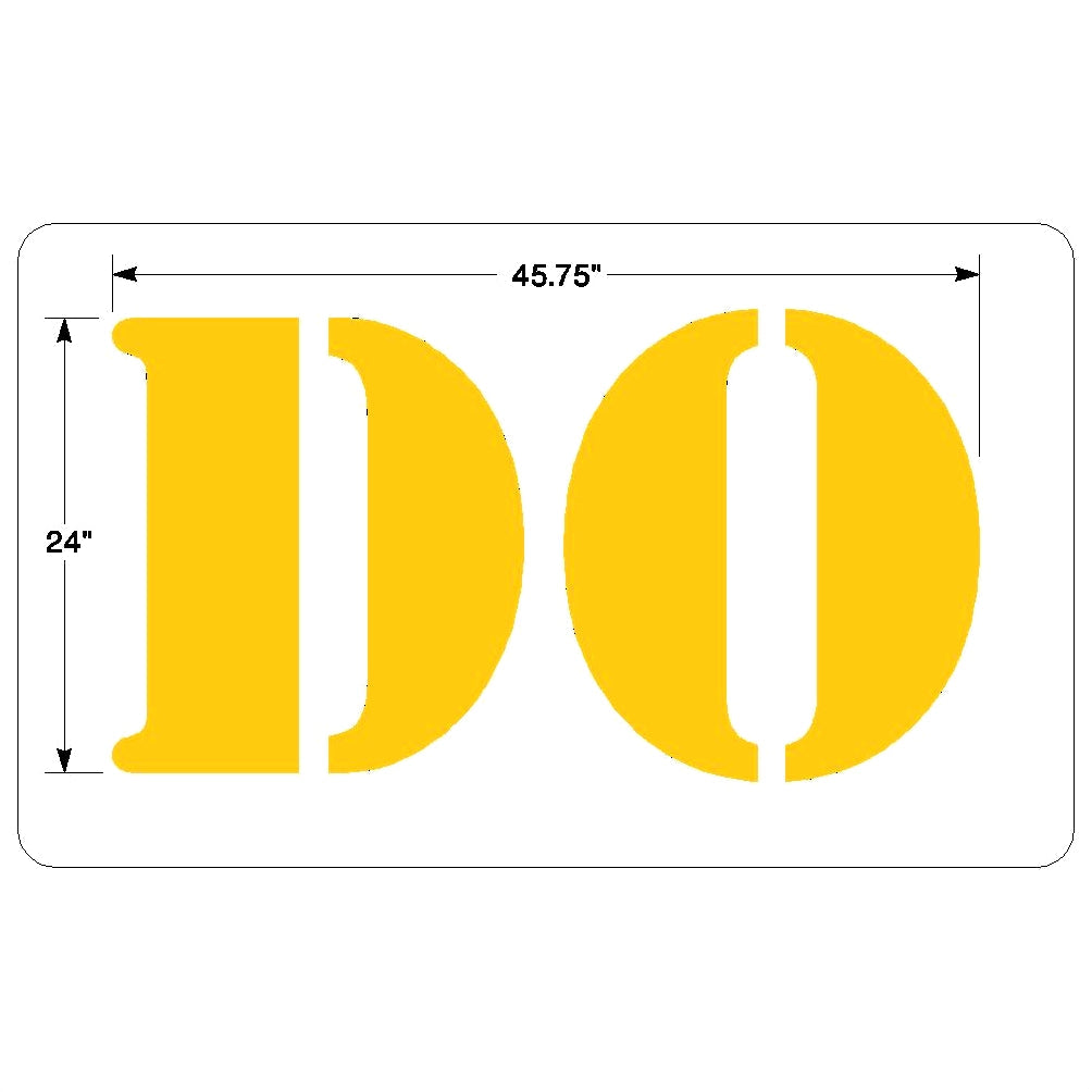 Newstripe Burger King 24 Inch DO Stencil Newstripe
