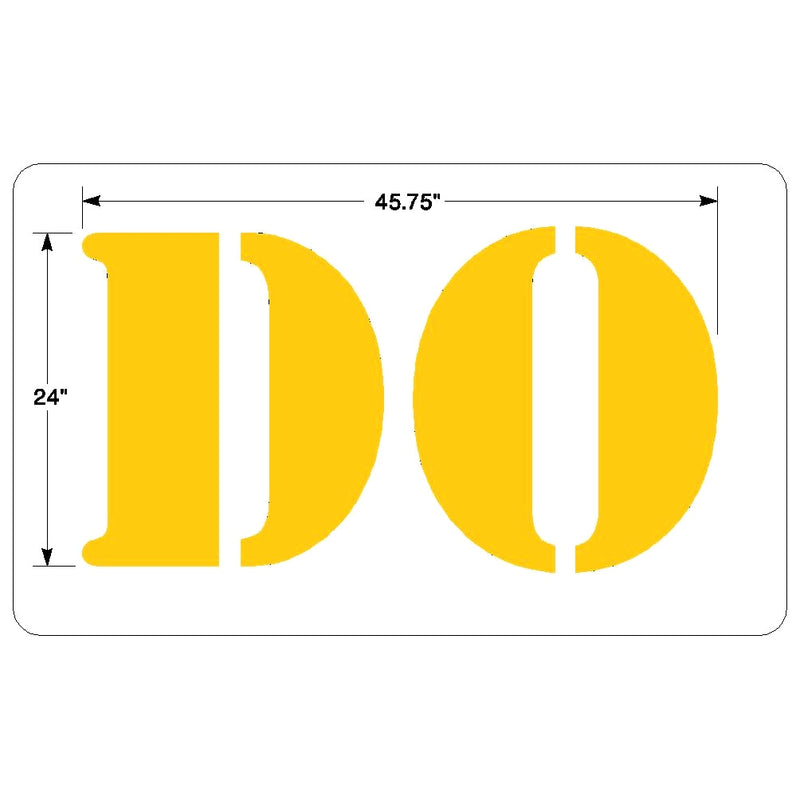 Newstripe Burger King 24 Inch DO Stencil Newstripe