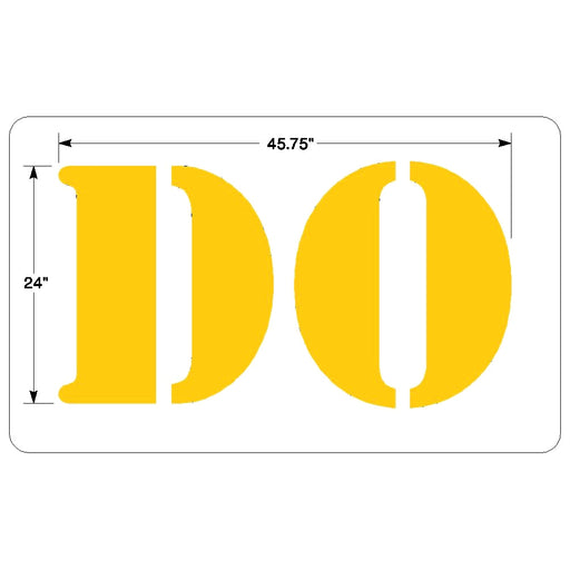 Newstripe Burger King 24 Inch DO Stencil Newstripe