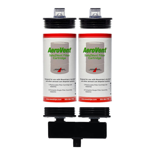 Newstripe AeroVent Safe2Vent Dual Filter Assembly Newstripe