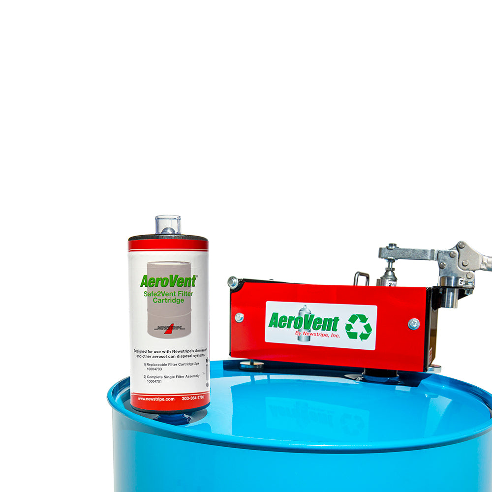 Newstripe AeroVent Standard Aerosol Can Disposal System Newstripe