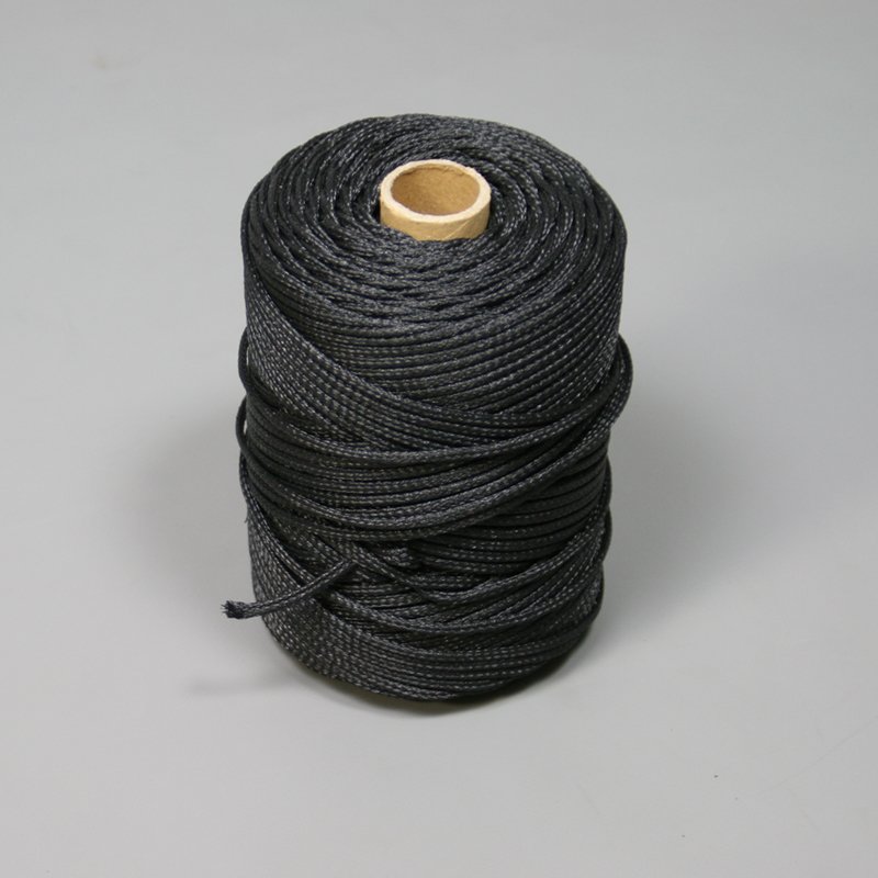 Douglas Lacing Cord 3mm Black Braided Polyethylene, 500′ Spool Douglas