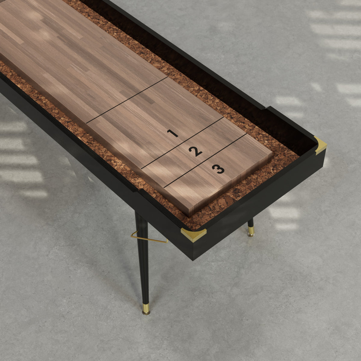 District Mills Cigar Shuffleboard Table