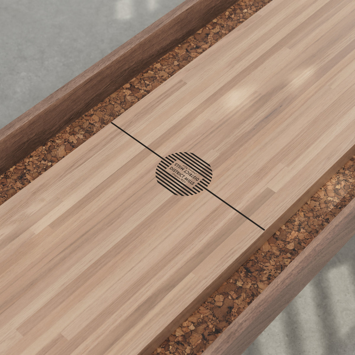 District Mills Cigar Shuffleboard Table
