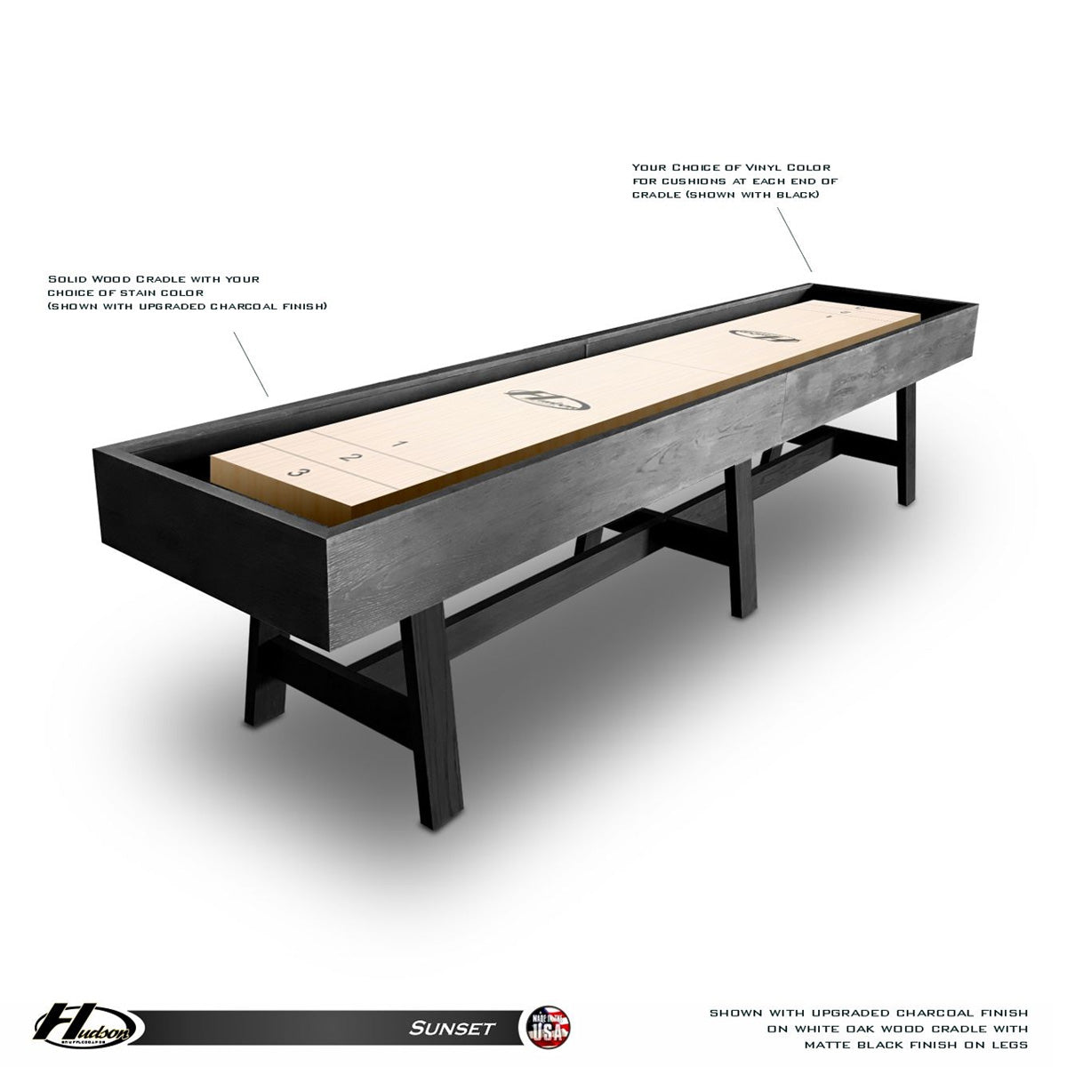 Hudson 14' Sunset Shuffleboard Table