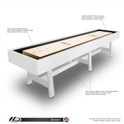 Hudson 11' Sunset Shuffleboard Table