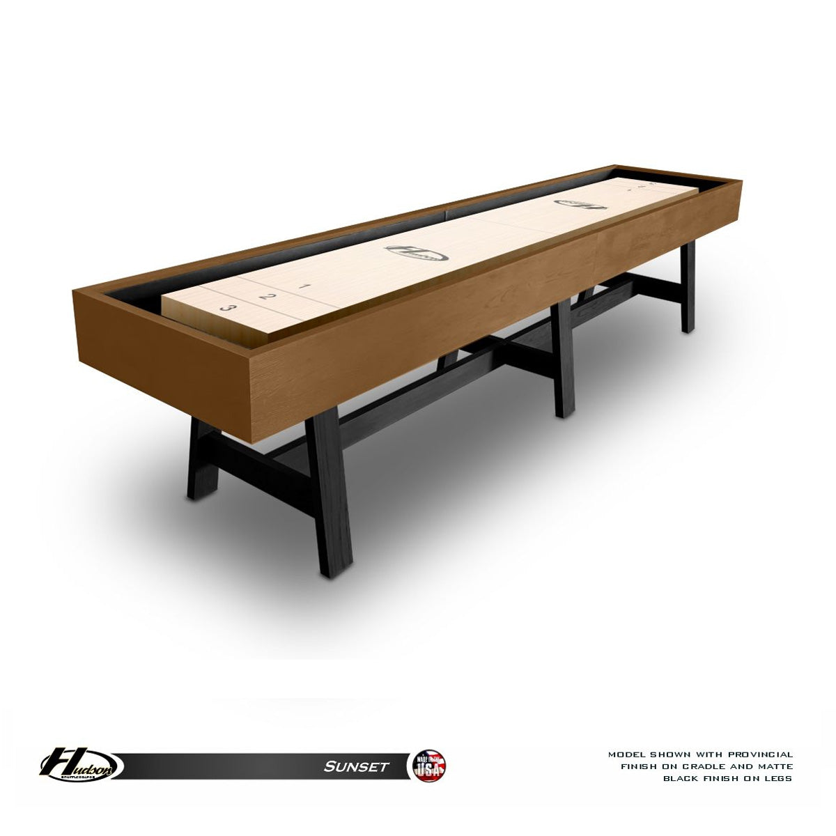 Hudson 11' Sunset Shuffleboard Table