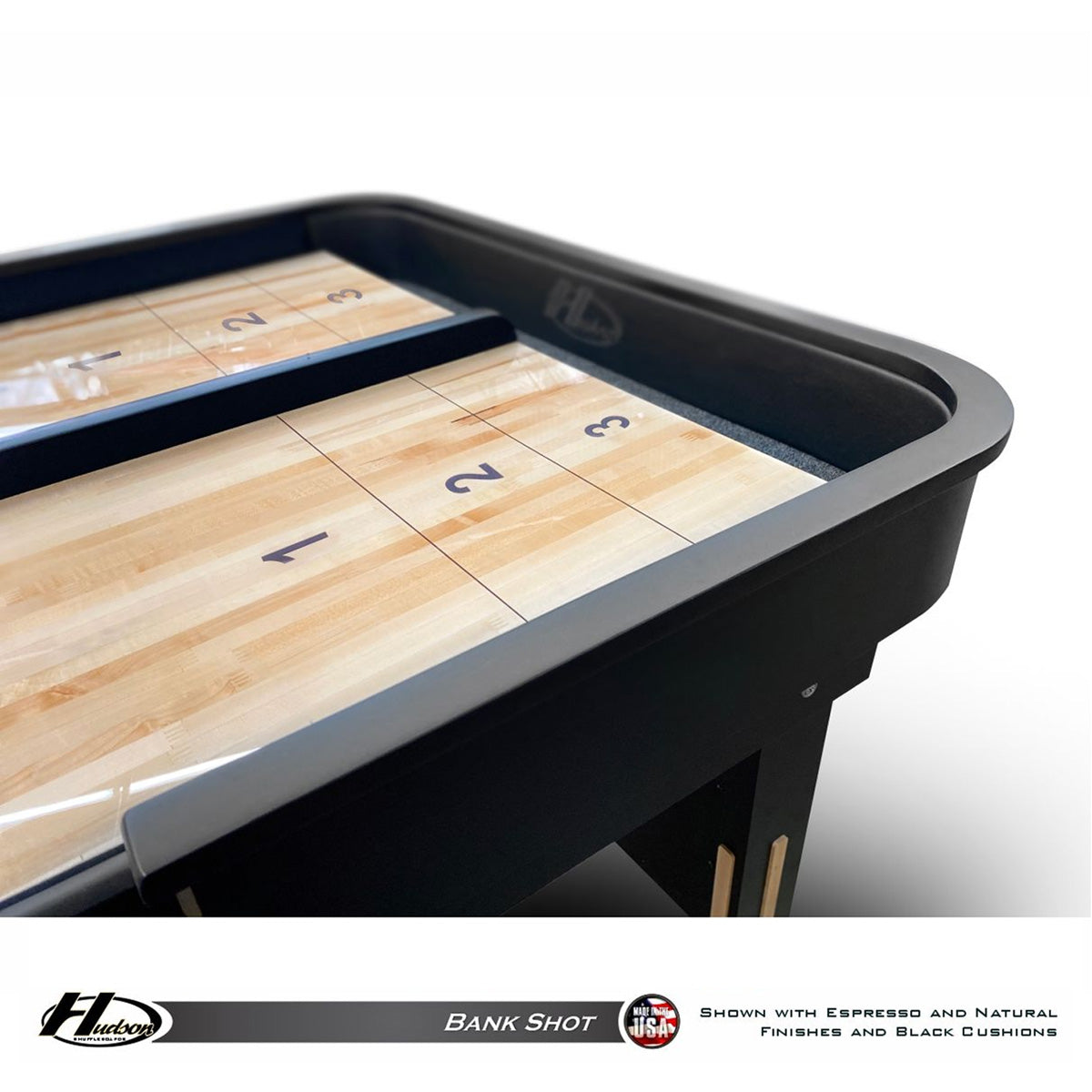 Hudson 7' Bank Shot Shuffleboard Table