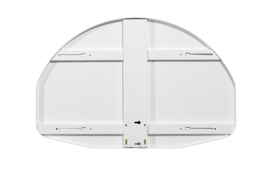 Gared 35” x 54” Durable Fan-Shape Marked Steel Basketball Backboard 1245T Gared