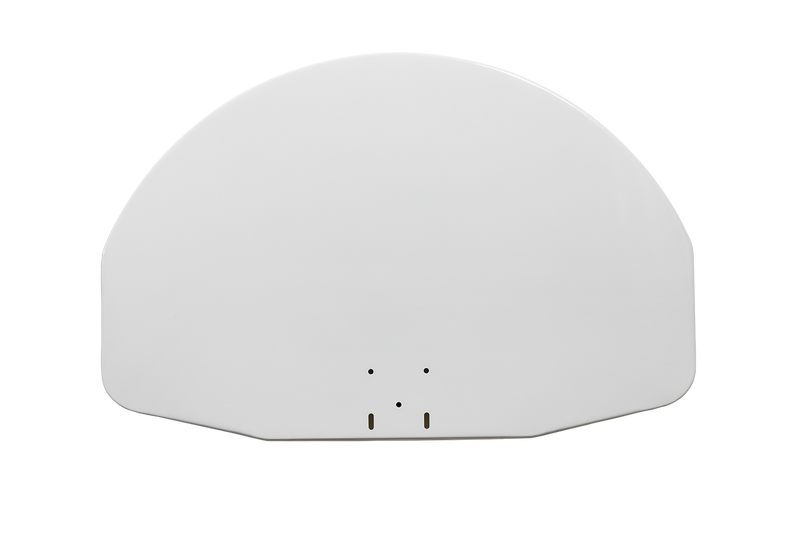 Gared 35” x 54” Durable Fan-Shape Marked Steel Basketball Backboard 1245T Gared