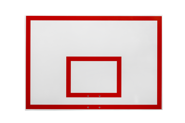 Gared Basketball Backboard with Durable Red Outline